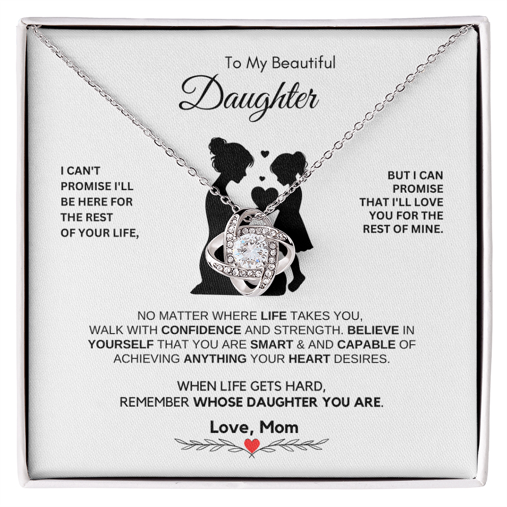 Mother to Daughter Necklace Gift for Birthday