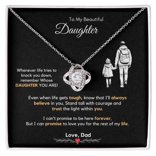 Father to Daughter Gift Necklace