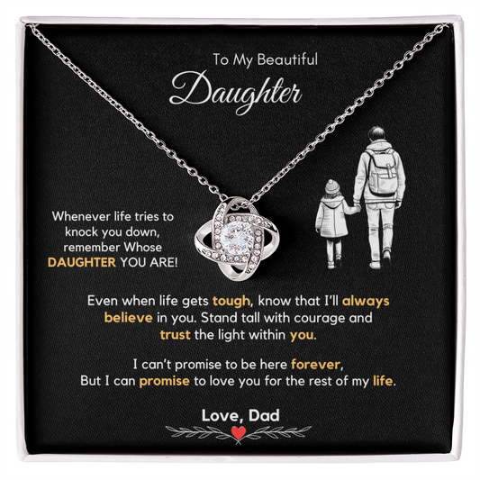 Father to Daughter Gift Necklace