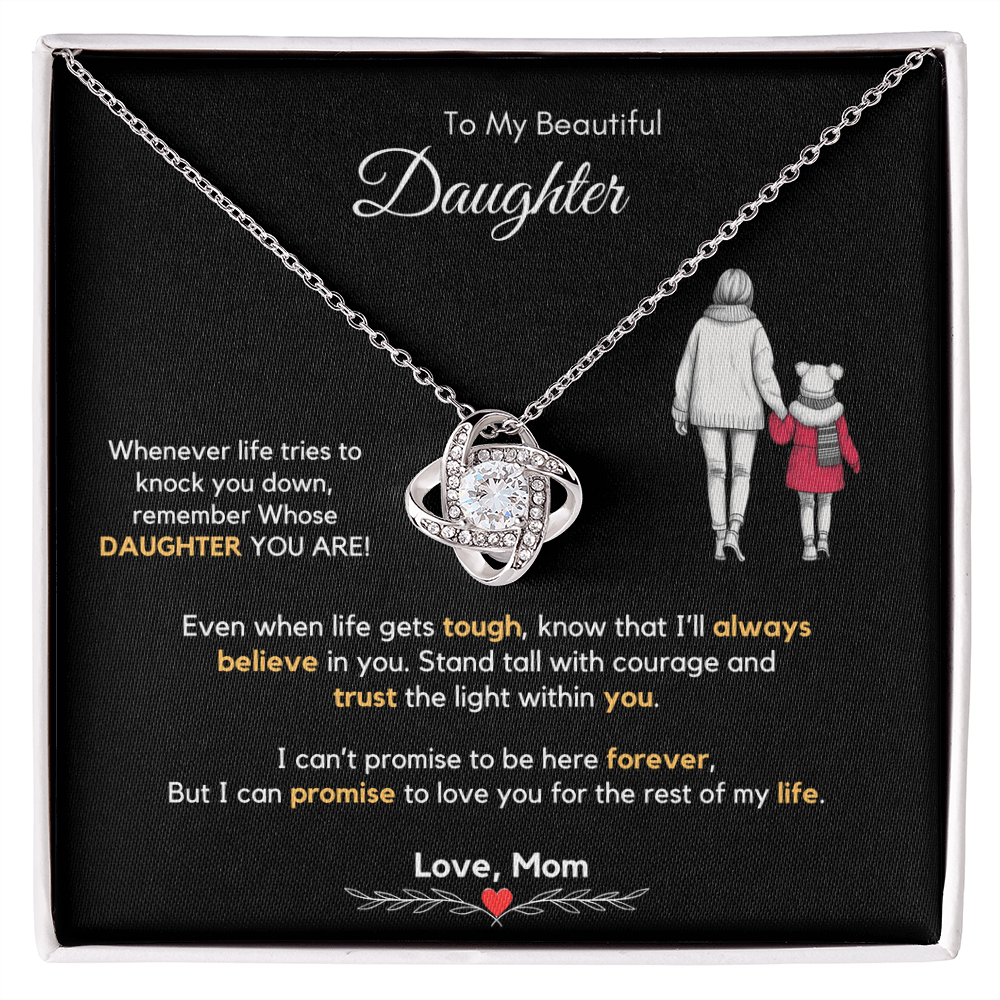 Mother to Daughter Jewelry Gift for Birthday