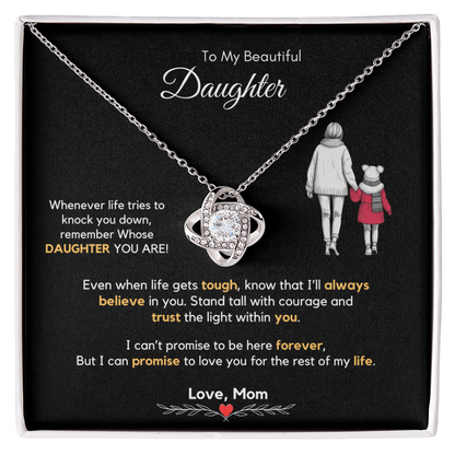 Mother to Daughter Jewelry Gift for Birthday