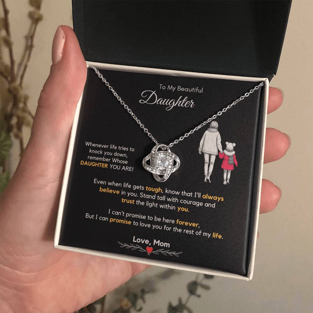 Mother to Daughter Jewelry Gift for Birthday