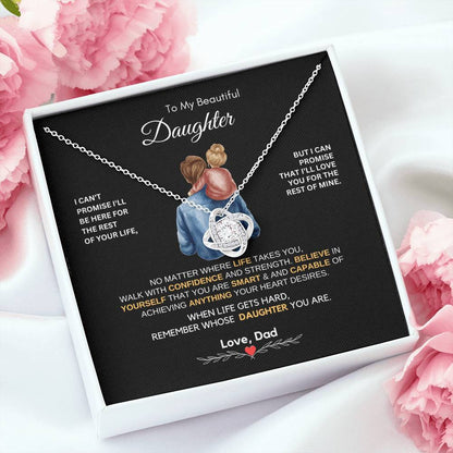 Dad to Daughter Gifts - To My Daughter Necklace from Dad & Mom