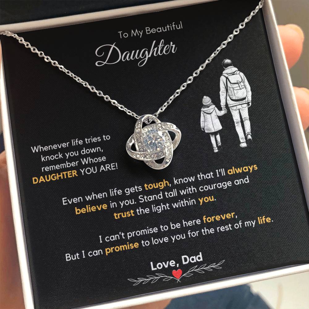 Father to Daughter Gift Necklace