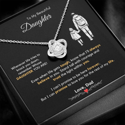 Father to Daughter Gift Necklace