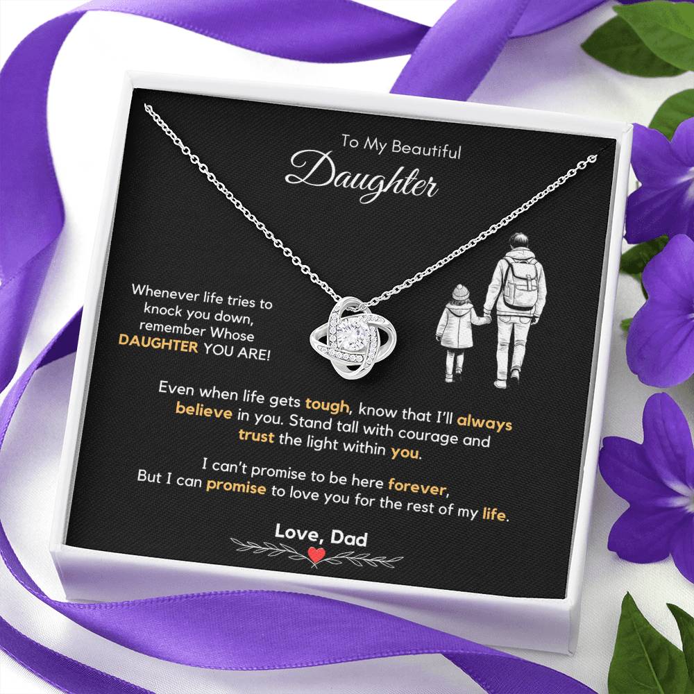Father to Daughter Gift Necklace
