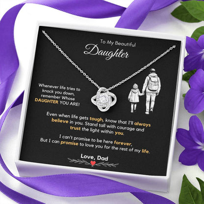 Father to Daughter Gift Necklace