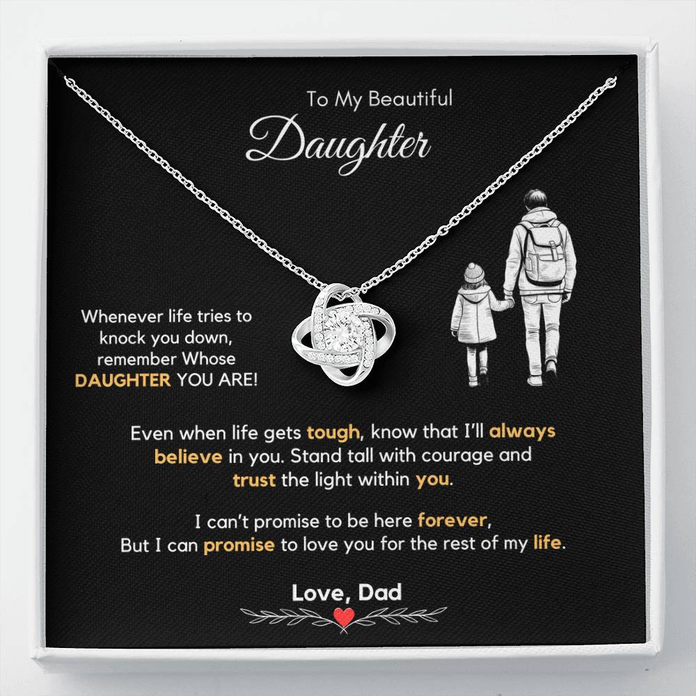 Father to Daughter Gift Necklace