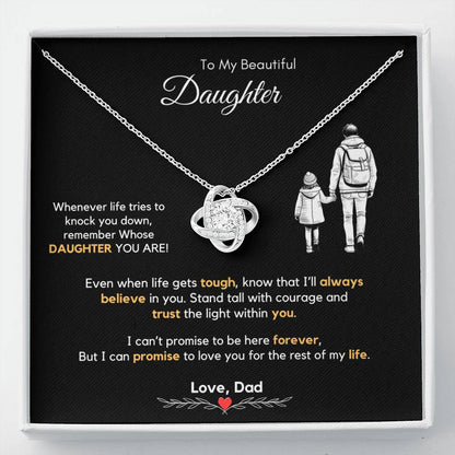 Father to Daughter Gift Necklace
