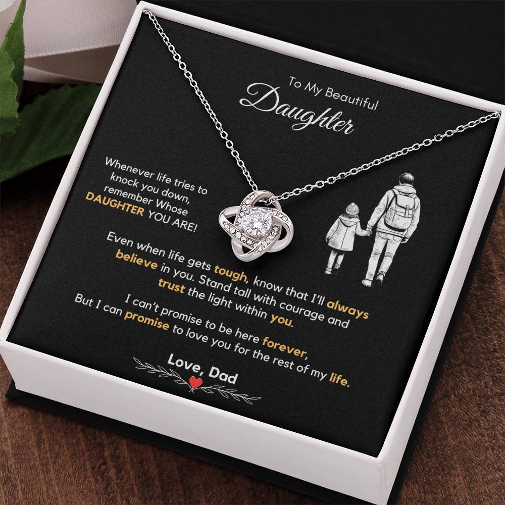 Father to Daughter Gift Necklace