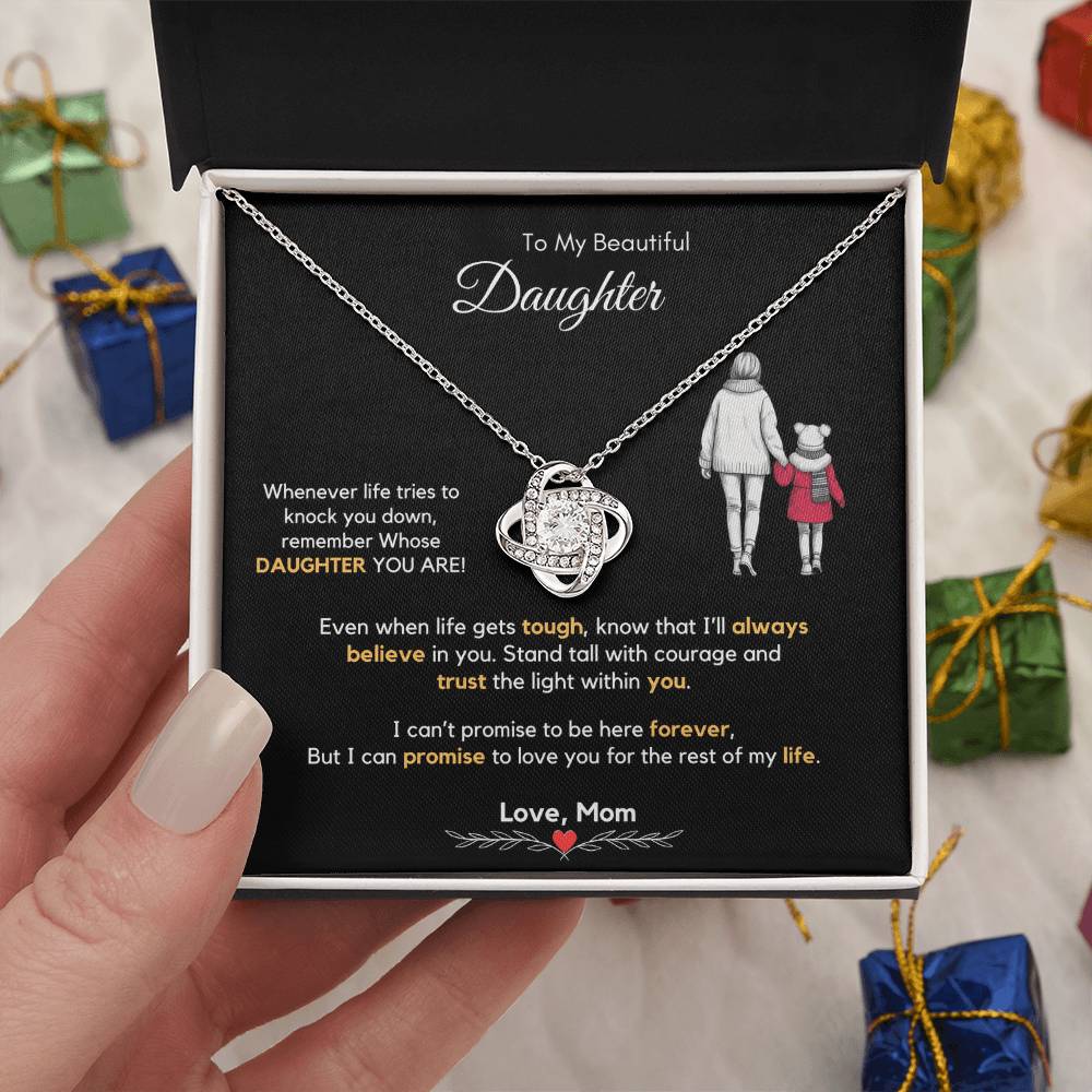 Mother to Daughter Jewelry Gift for Birthday