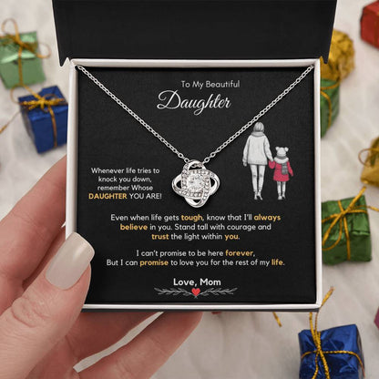 Mother to Daughter Jewelry Gift for Birthday
