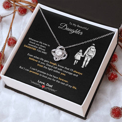 Father to Daughter Gift Necklace