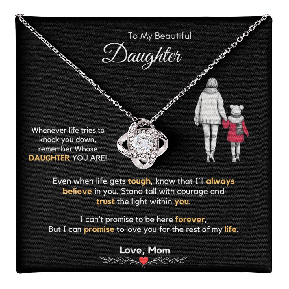 Mother to Daughter Jewelry Gift for Birthday