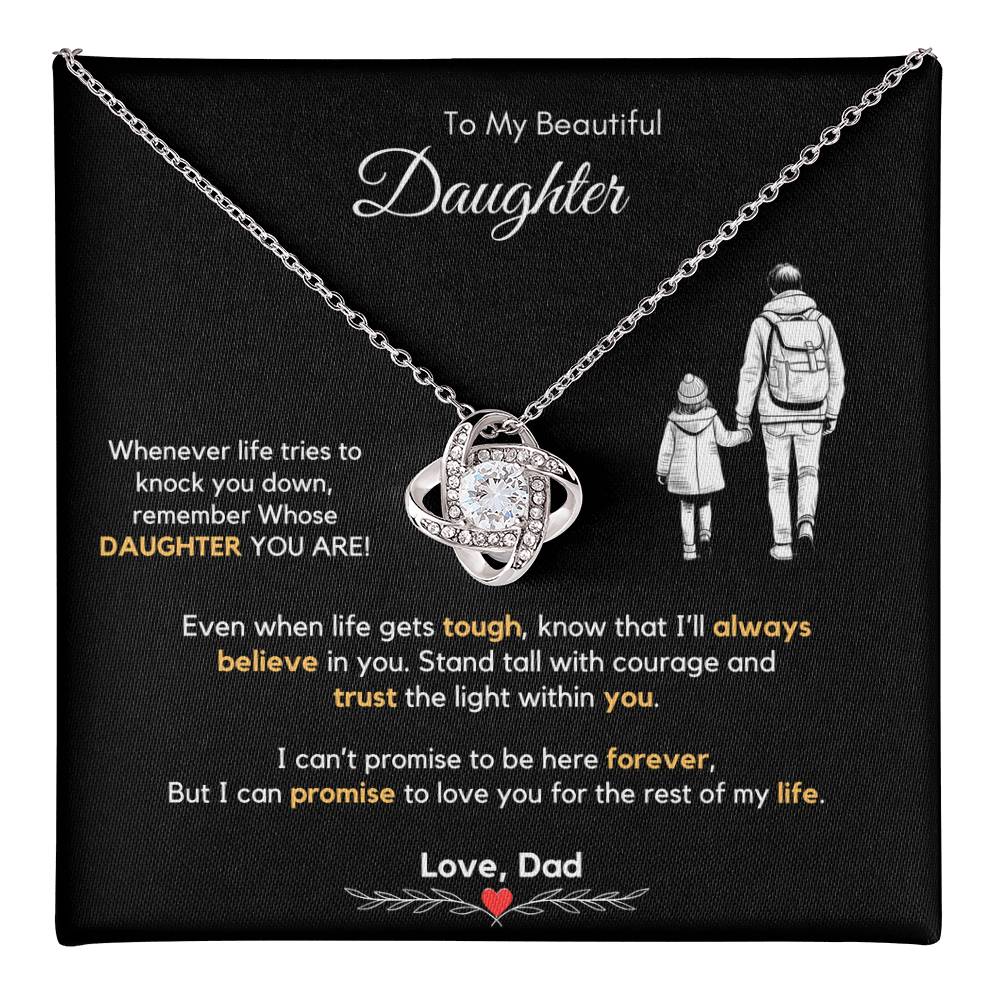Father to Daughter Gift Necklace