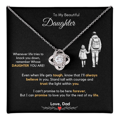 Father to Daughter Gift Necklace
