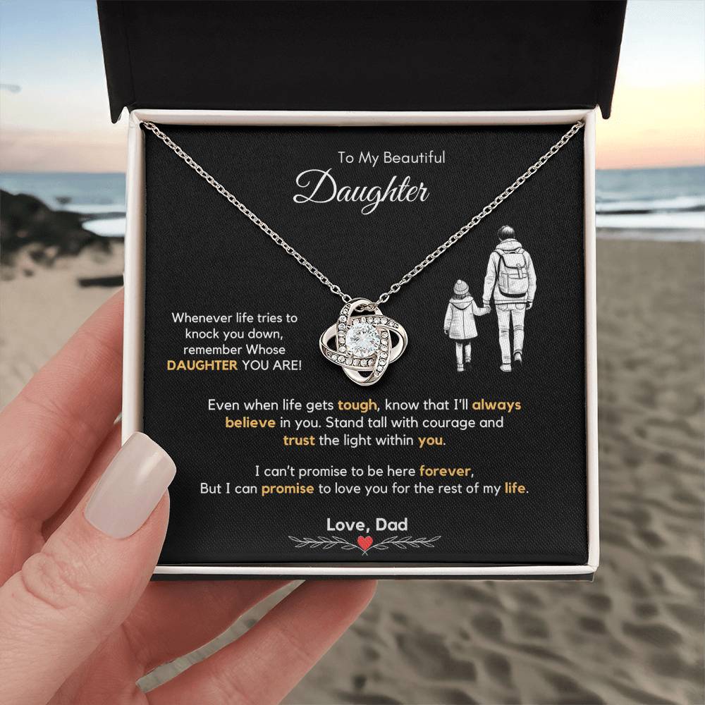 Father to Daughter Gift Necklace