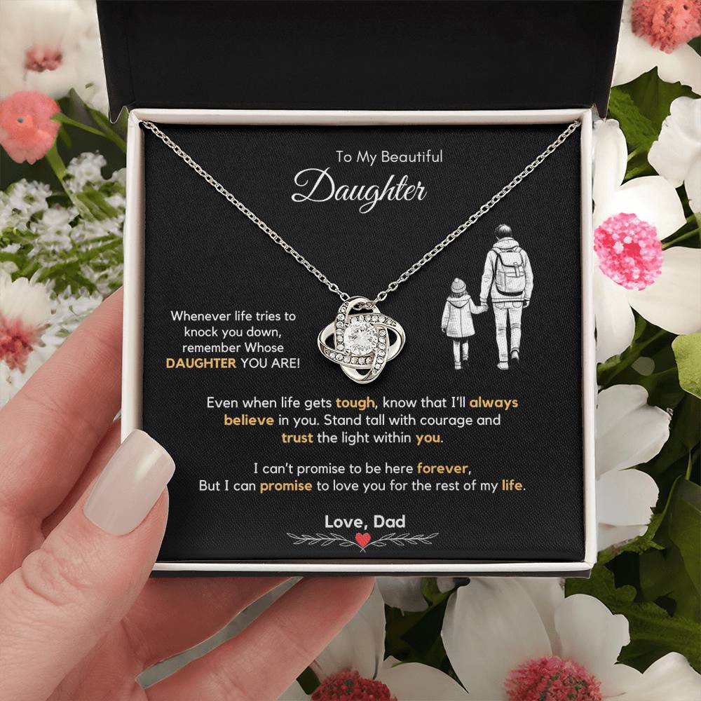 Father to Daughter Gift Necklace