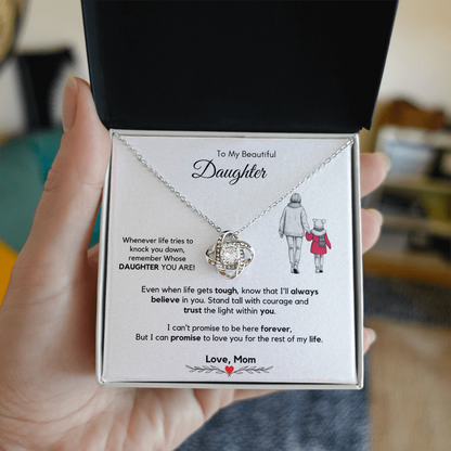 To My Daughter Necklace from Mom & Dad with Luxury Gift Box