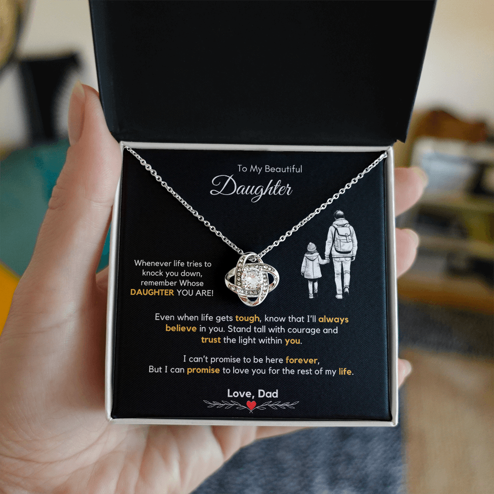 Father to Daughter Gift Necklace