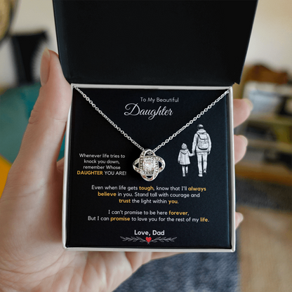 Father to Daughter Gift Necklace