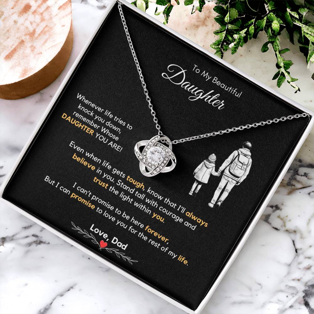 Father to Daughter Gift Necklace