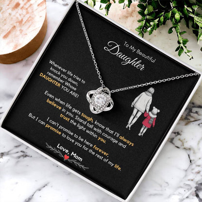 Mother to Daughter Jewelry Gift for Birthday