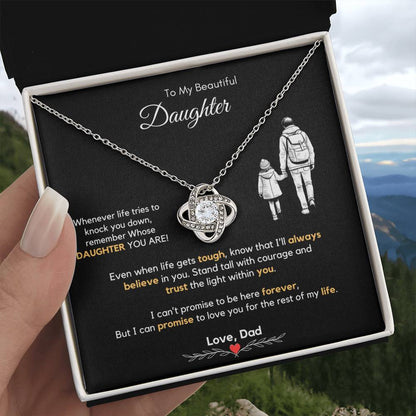 Father to Daughter Gift Necklace
