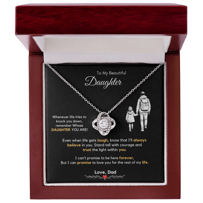 Father to Daughter Gift Necklace