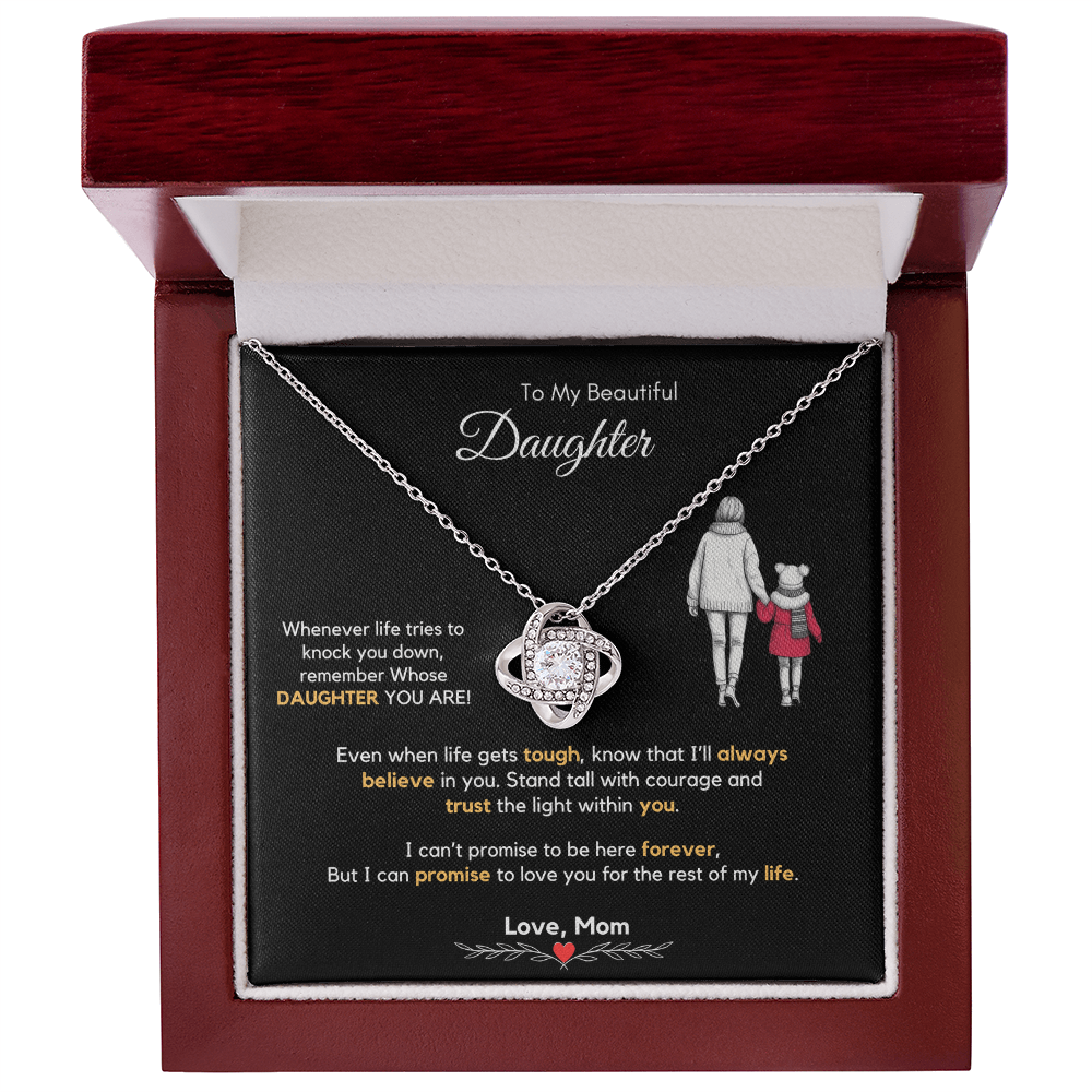 Mother to Daughter Jewelry Gift for Birthday