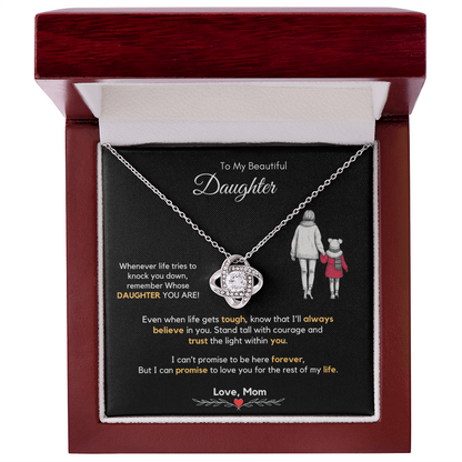 Mother to Daughter Jewelry Gift for Birthday