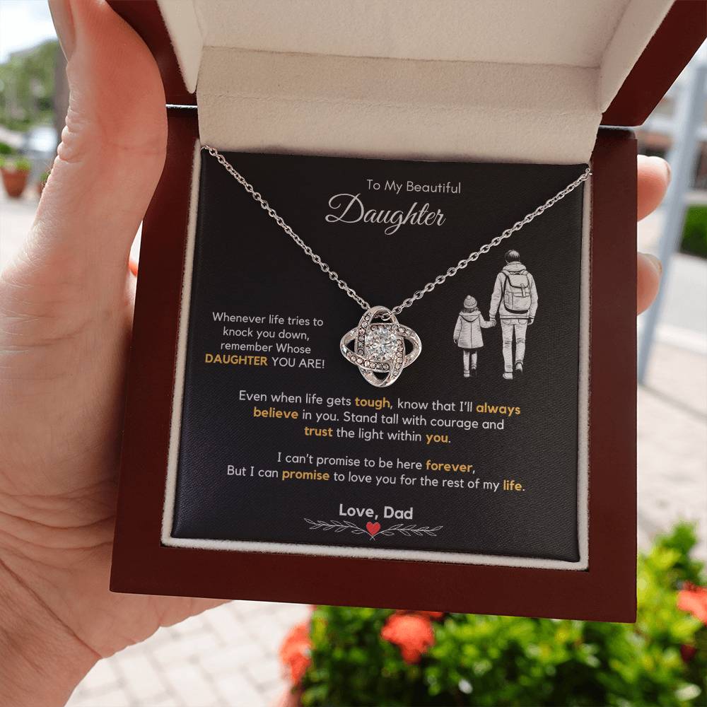 Father to Daughter Gift Necklace