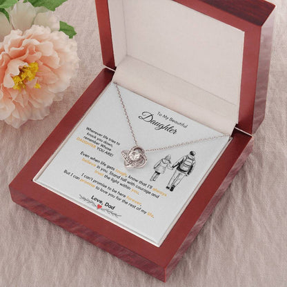 To My Daughter Necklace from Dad & Mom