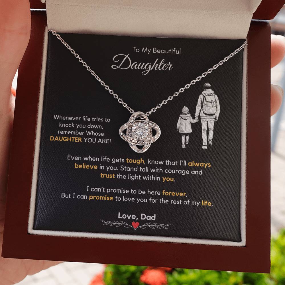 Father to Daughter Gift Necklace
