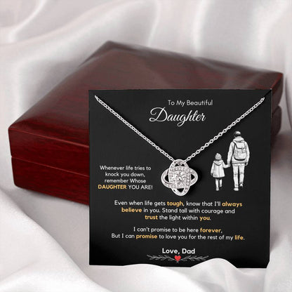 Father to Daughter Gift Necklace
