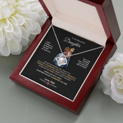 Dad to Daughter Gifts - To My Daughter Necklace from Dad & Mom