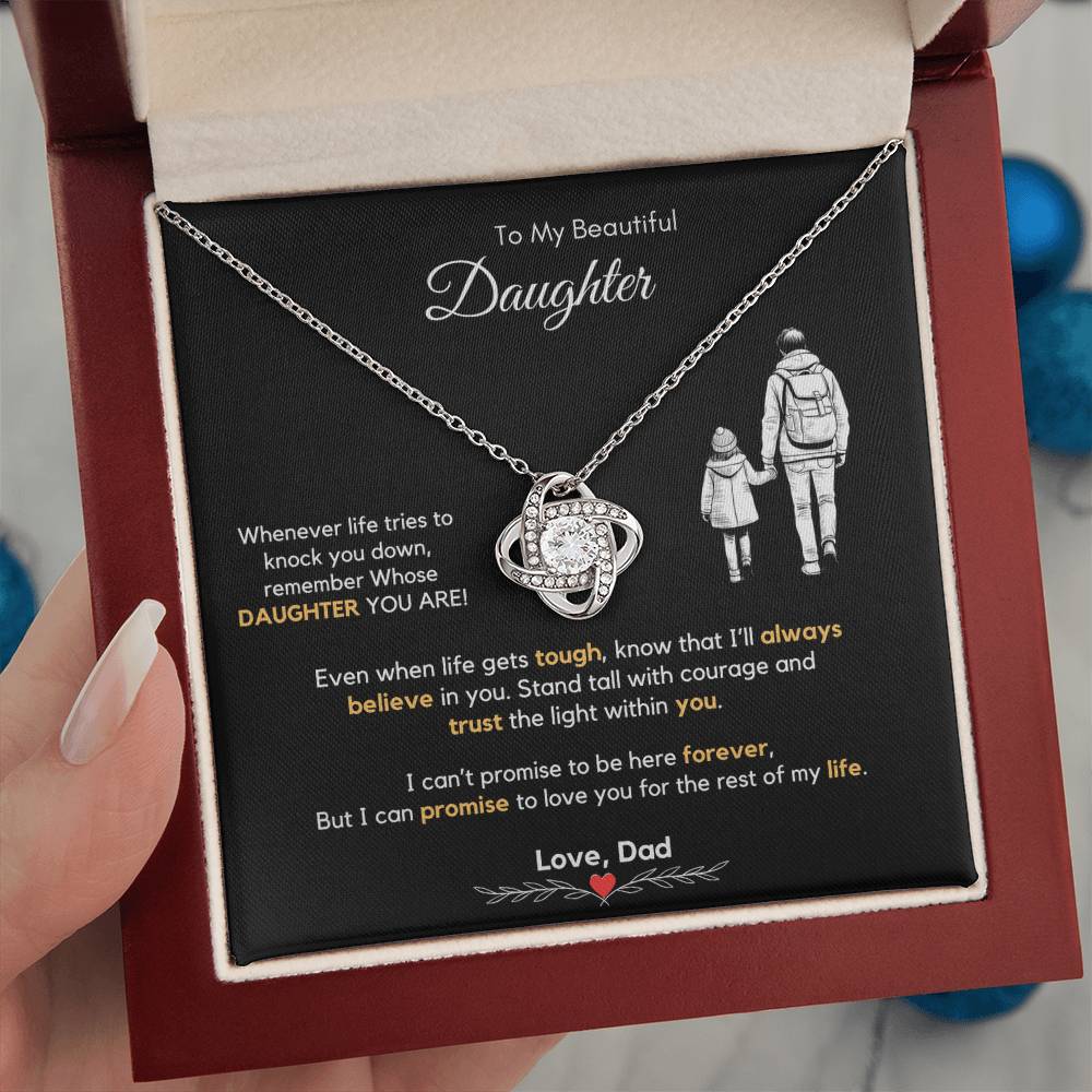 Father to Daughter Gift Necklace