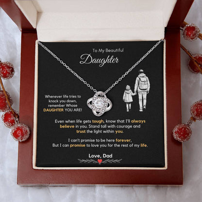 Father to Daughter Gift Necklace