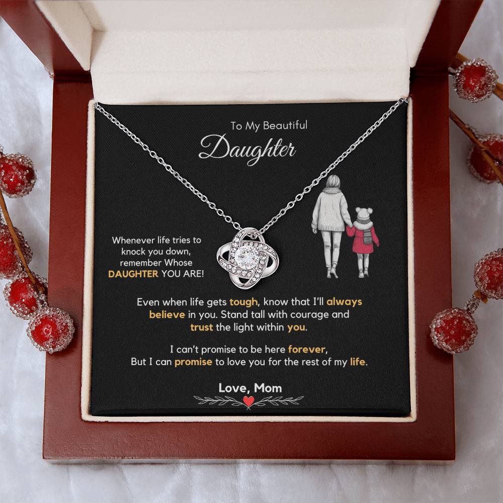 Mother to Daughter Jewelry Gift for Birthday