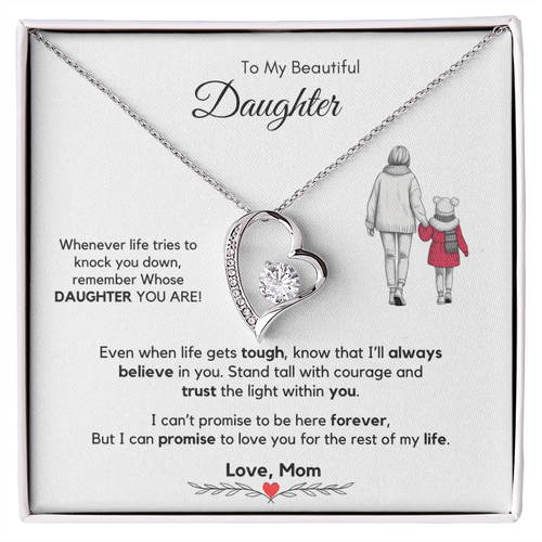 To my Daughter Gift from Mom Necklace