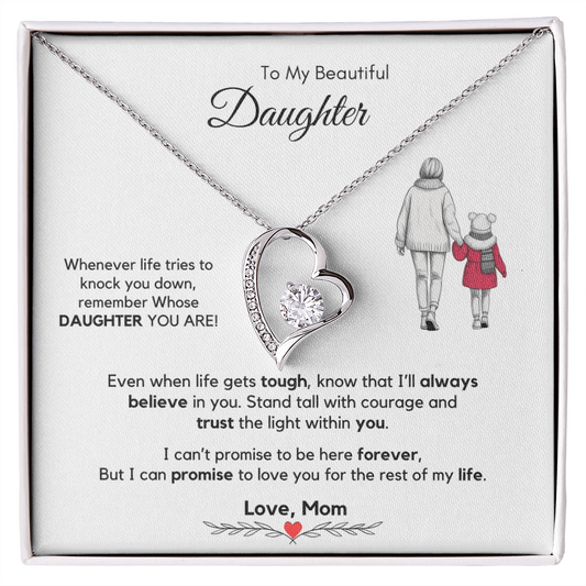 To my Daughter Gift from Mom Necklace