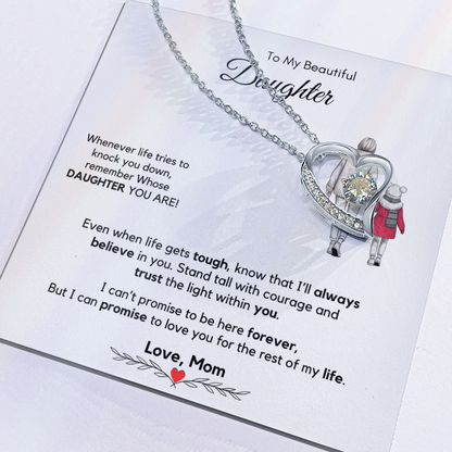 To my Daughter Gift from Mom Necklace