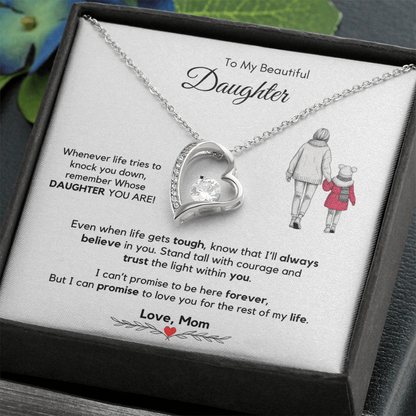 To my Daughter Gift from Mom Necklace